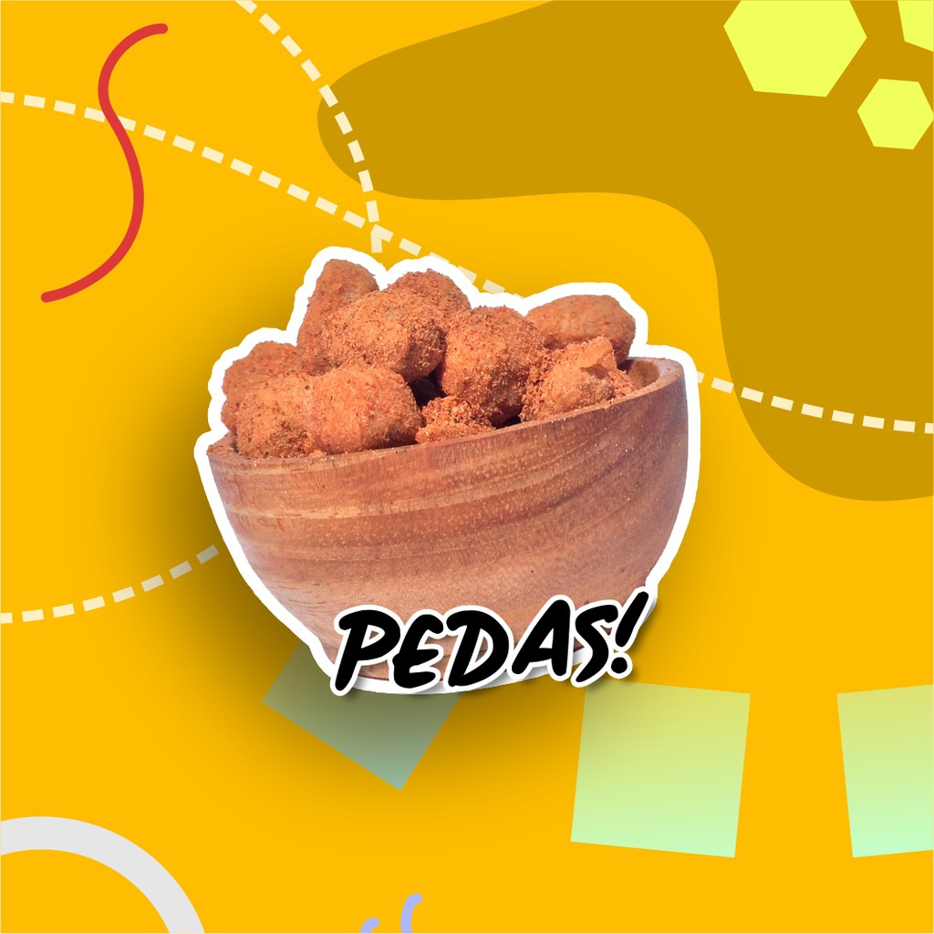 Cemilan Kacang Telur Rasa Rasa By Me Nut Peanut Rasa Pedas Shopee Indonesia