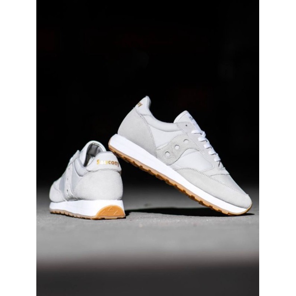 SEPATU SAUCONY WHITE CREAM GUM ORIGINAL TERMURAH