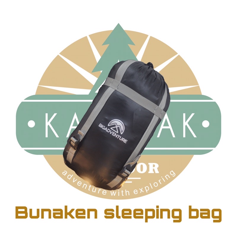 SLEEPING BAG ORIGINAL 100%  “BUNAKEN”  dari BIG ADVENTURE