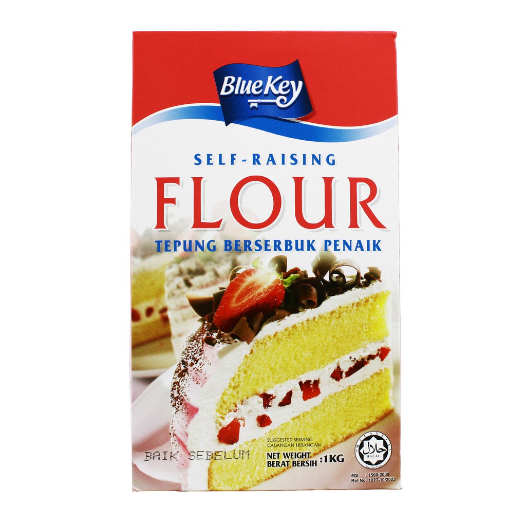 

BlueKey Tepung Terigu + Pengembang / Self Raising Flour 1kg