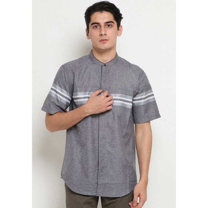 POLICE DENIM - BAJU KOKO PRIA ORIGINAL - FDF71 Koko Short Sleeve Shirt