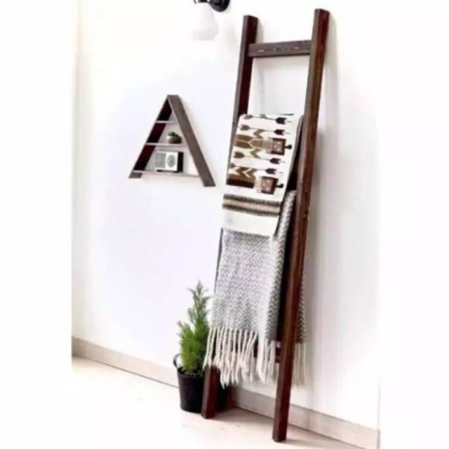 Ladder Hanger kayu dekorasi