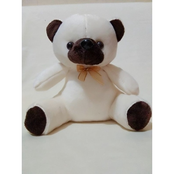 boneka bear tanggung TERMURAH uk 25cm variasi pita