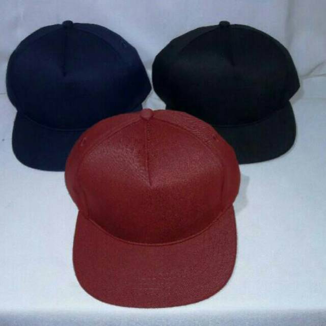 Topi snapback distro topi polos mal cagak buat usaha sablon