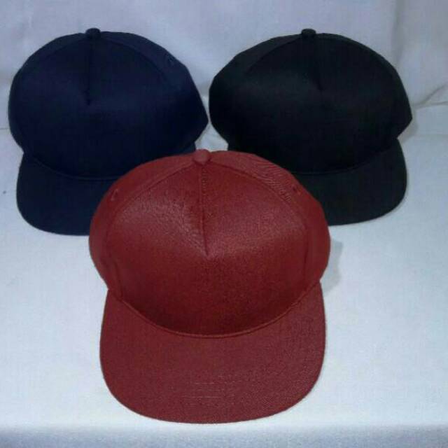 Topi snapback distro topi polos mal cagak buat usaha sablon