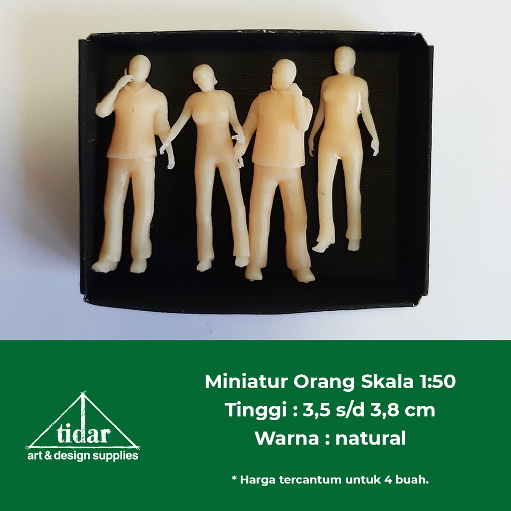 YS - Miniatur Orang Skala 1:50 - Figure - Maket Manusia Natural