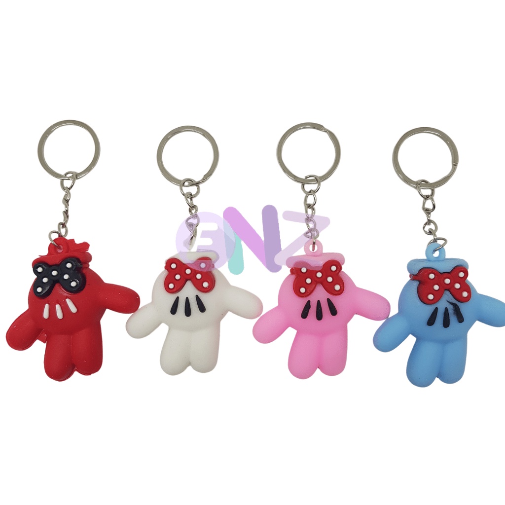 ENZ ® Gantungan Kunci Karakter Kartun / Motif lucu Ganci Boba Gantungan Kunci Bebek 1223