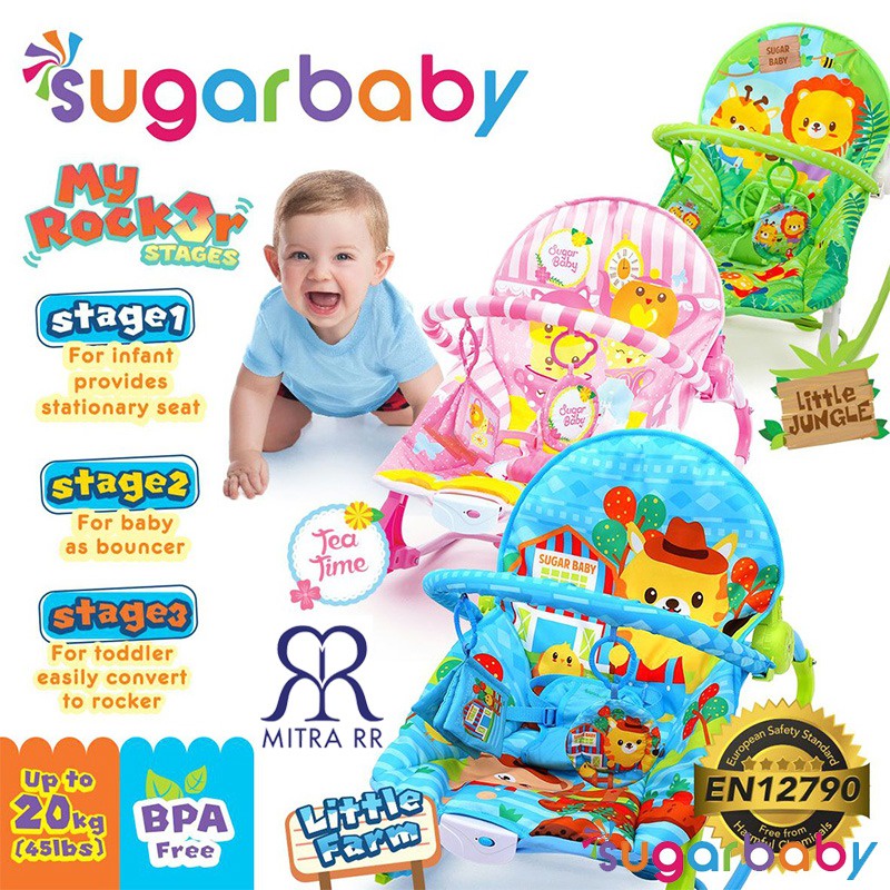 Sugarbaby Bouncer My Rocker 3 Stages/ Sugar Baby Bouncer Kursi Goyang Bayi