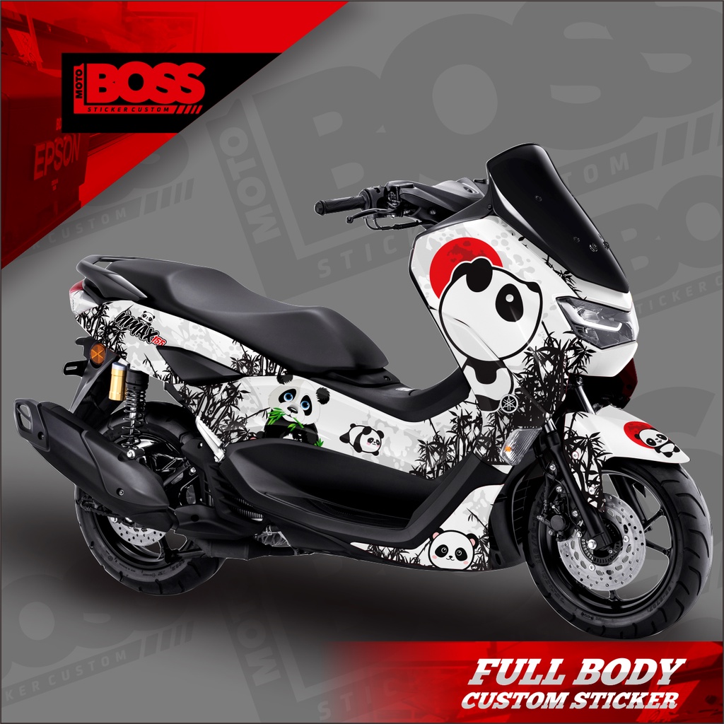 Decal Sticker Stiker Nmax 2020 2021 2022 Full Body New Nmax Motif panda