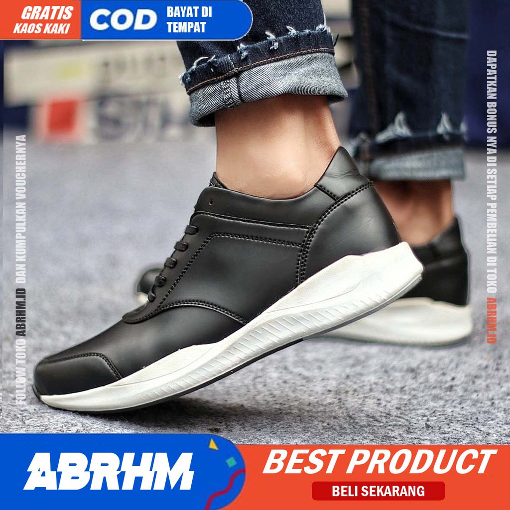 MOGIL Sepatu Sneaker Pria Sepatu Pria Casual Sepatu Sneakers Cowok / Cowo Ori Sepatu Kasual Kerja Kuliah Kondangan Gaya Santai Keren Kekinian Original Murah Terlaris