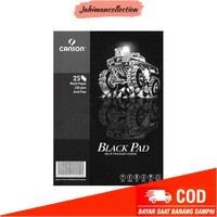 

✨ BISA COD ✨ CANSON Black Pad 150 gsm, A3 size, 25 sheets