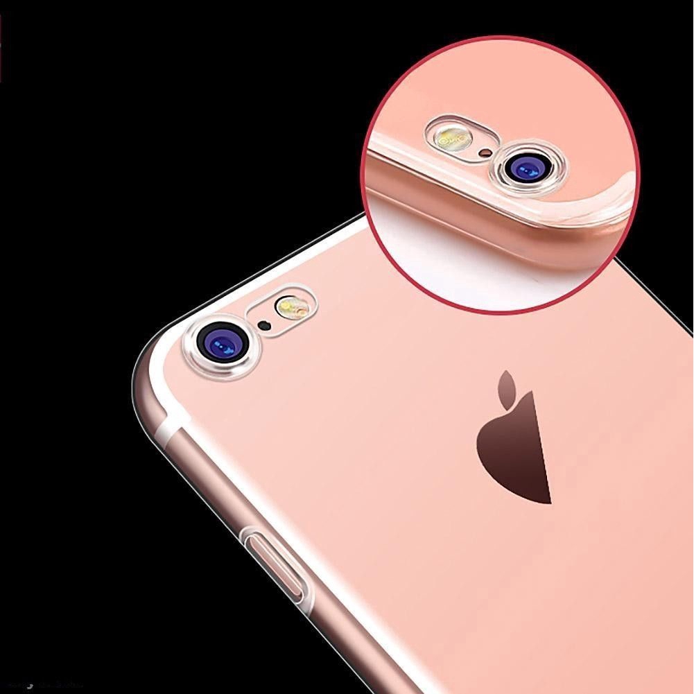 Casing Soft Case Transparan Bahan TPU Gel Silikon Ultra Tipis untuk iPhone 7 Plus