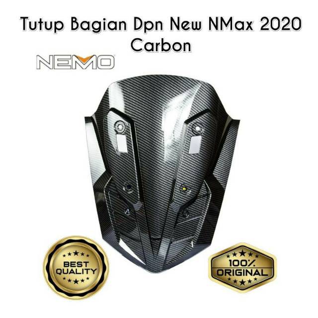 COVER BAGIAN DEPAN KARBON NMAX 2020 | TAMENG DEPAN NMAX 2020 KARBON NEMO