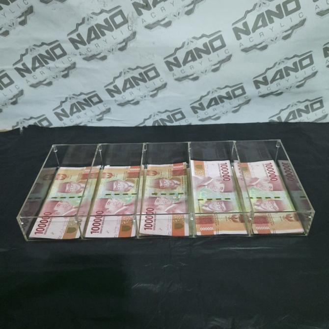 

Office & Stationery | Document Organizer | Tempat Uang Akrilik / Mini Cash Akrilik | Best Seller