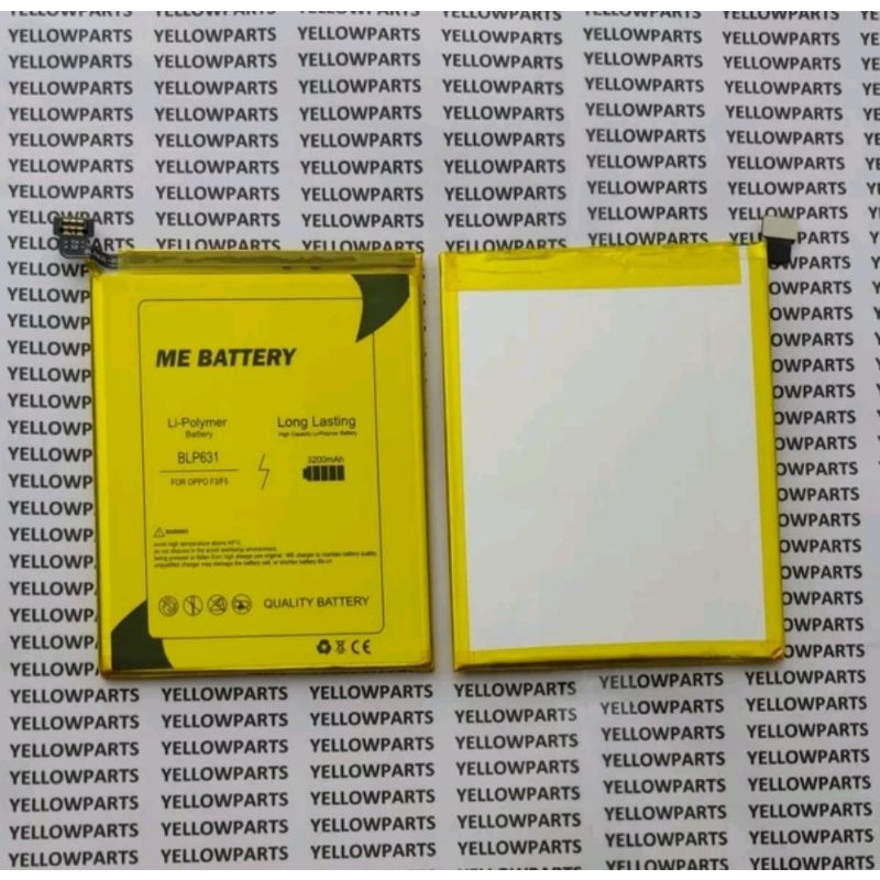 BAT BATTERY BATERAI BATRE OPPO F3 F5 BLP631 ORIGINAL