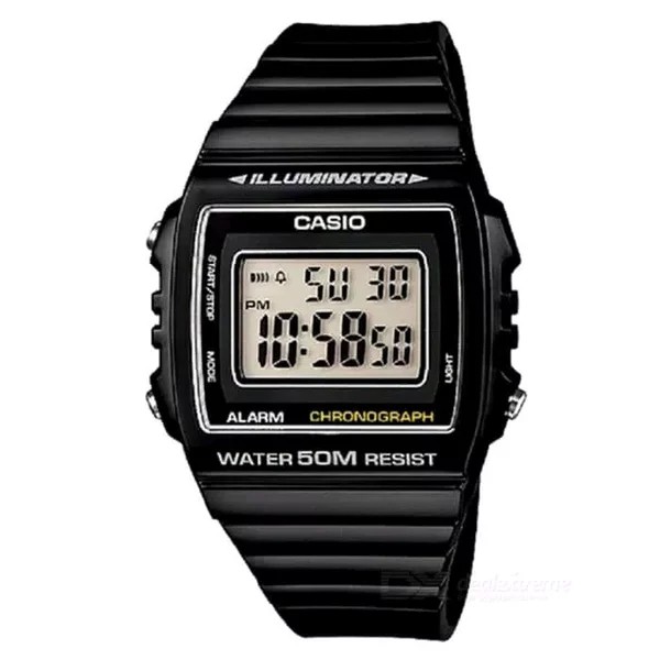 Jam Tangan CASIO W-215H-1AVDF Unisex Chronograp WR 50 M