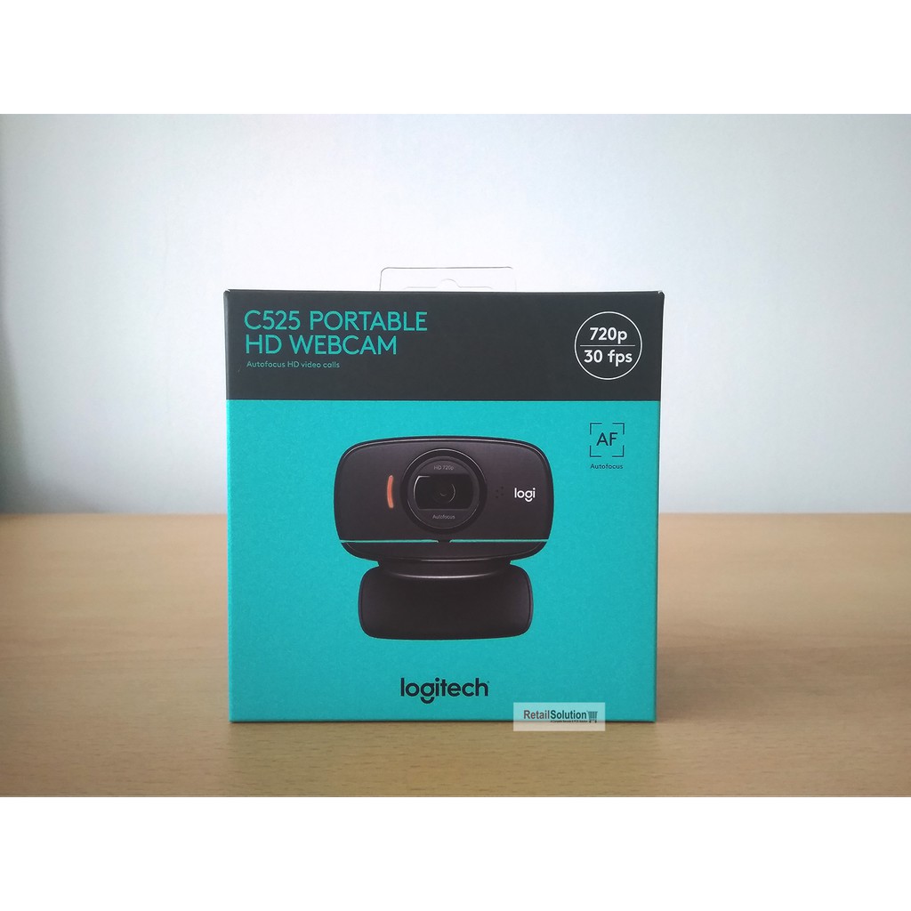 Logitech C525 - 360° Auto Focus Webcam HD 720p 30FPS