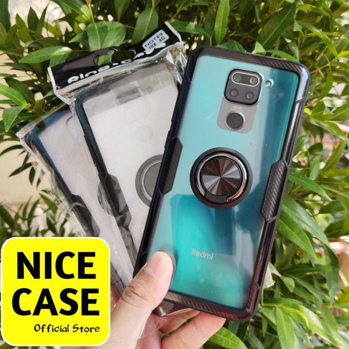 CASE REDMI NOTE 9 CRYSTAL CASE VERUS RING TRANSPARAN