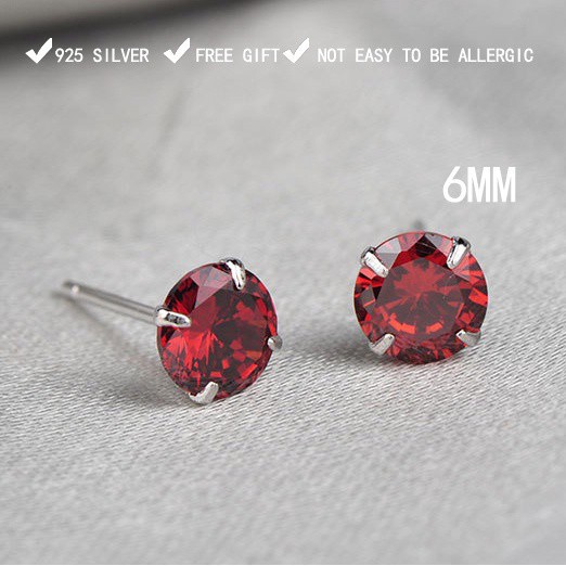 50 buah desain perak Italia 925 anting-anting wanita asli Korea fashion perhiasan anting[tidak mudah luntur] [tidak alergi]-5