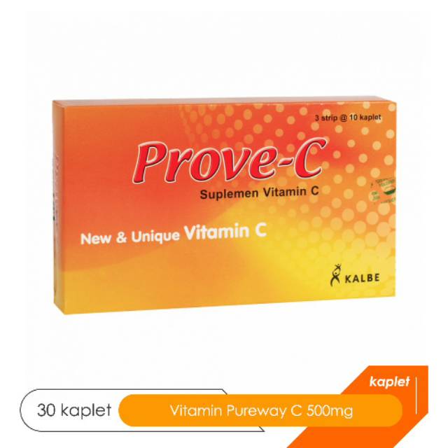 Prove-C 1 box isi 30 kaplet - Vitamin Pureway C 500mg