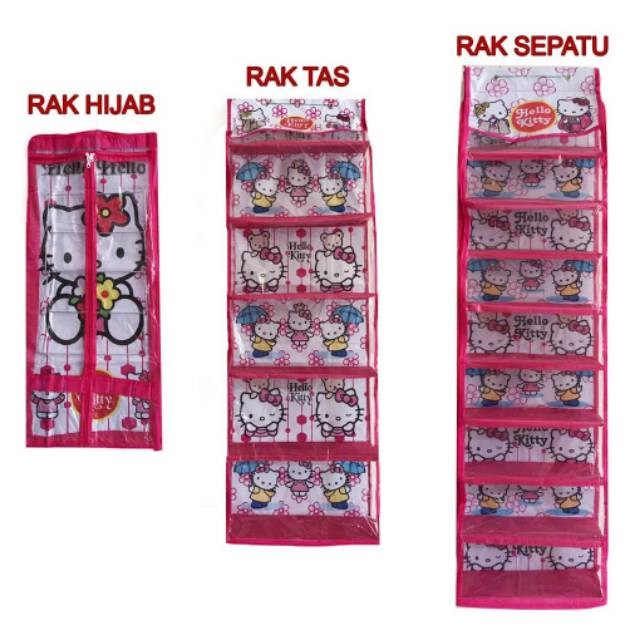 Rak SET HBO 3 IN1 ( RAK TAS + RAK SEPATU + RAK JILBAB