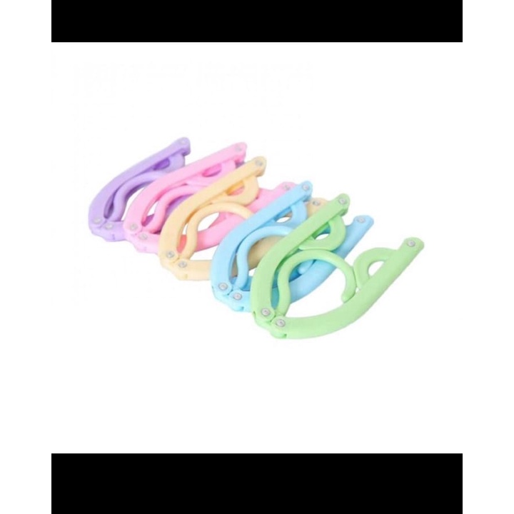 (COD)hanger lipat //gantungan baju lipat simple murah//gantungan baju trevel