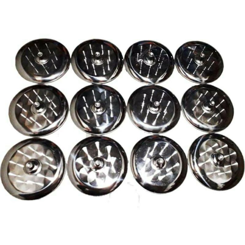 Tutup gelas stainless stell isi 12 pcs