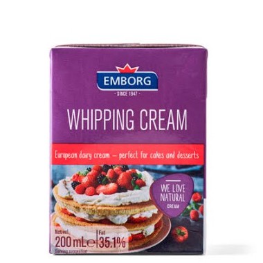 

EMBORG WHIPPING CREAM 200GR