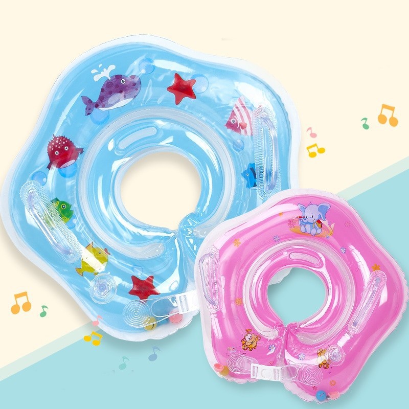 Pelampung Leher / Pelampung Bayi Ban Renang Anak Karakter Baby Swimming Neck Ring Floating