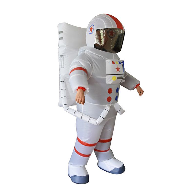 Mary 150-195 cm Kostum Astronot Tiup Novelty Cloth Full Body Alat Peraga Wahana