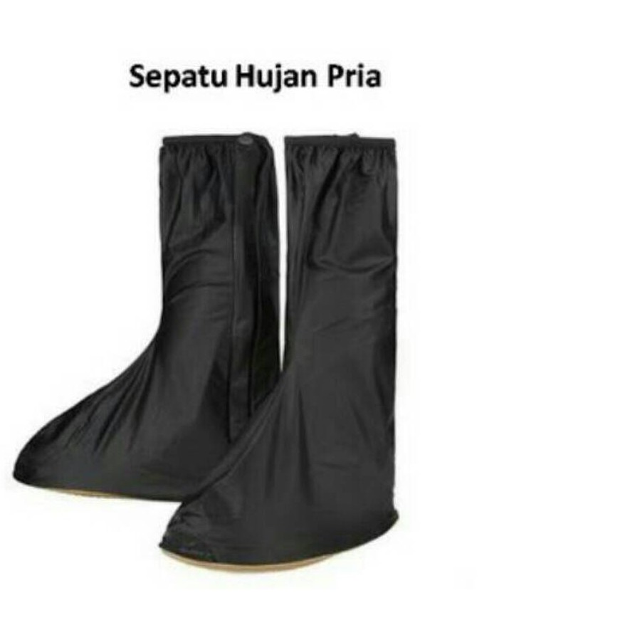 Jas Hujan Sepatu Cover Sepatu BLACK / Sarung Sepatu