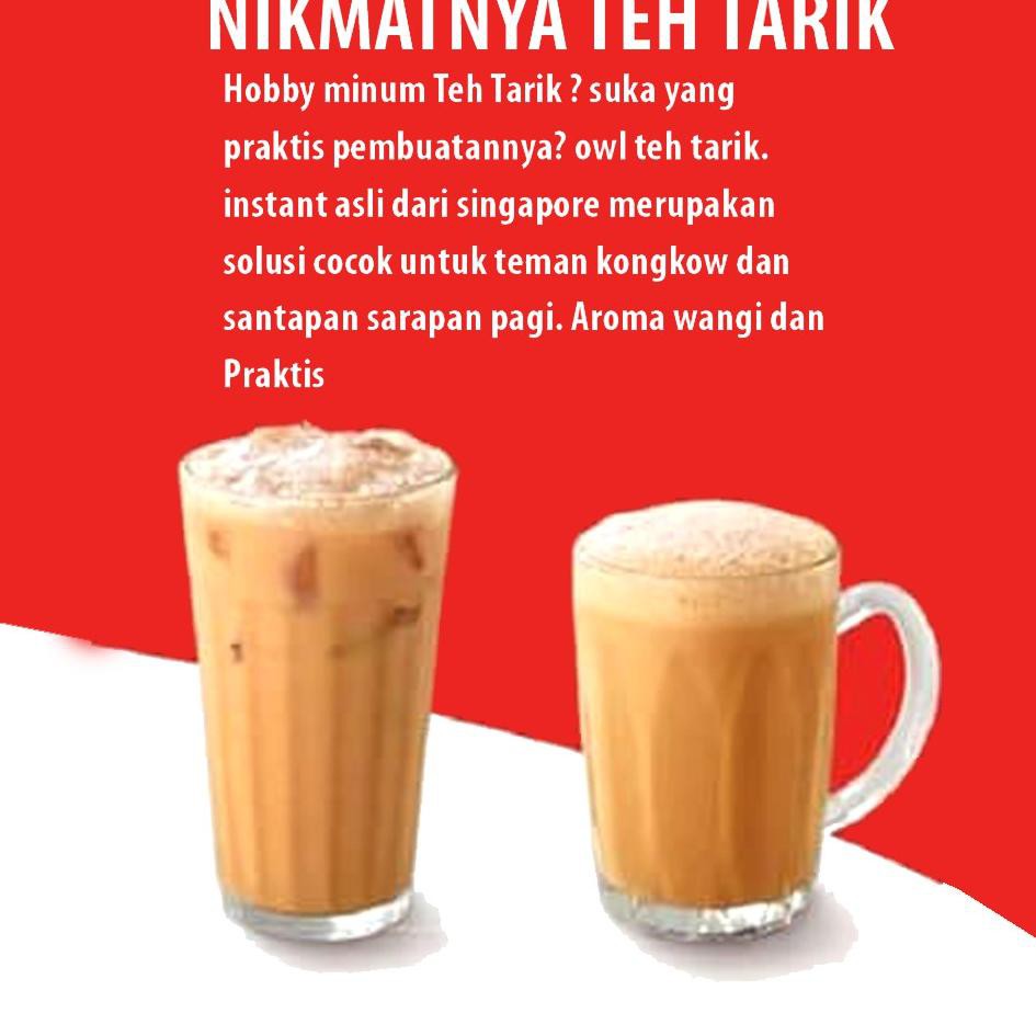 

Ready's now OWL TEH TARIK 1 PACK ISI 20 SACHET ORIGINAL SINGAPOREX49U06