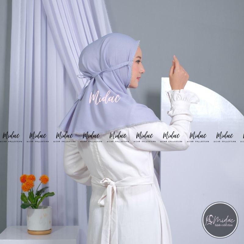 Bergo Pikot••Hijab BERGO MARYAM CROCHET - MARYAM PIKOT