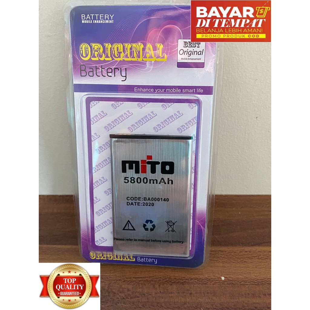 MITO BA00140 / BA-000140 / BA000140  Baterai Batre Baterai Batrai Batre Batere HP