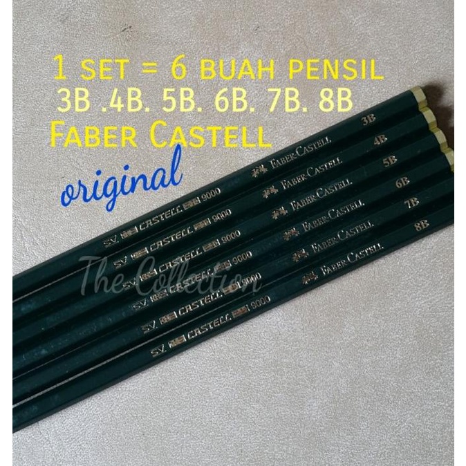 

Jnt Cod Ready Atk0235Fc Paket Isi 6 Pro Pensil 8B 7B 6B 5B 4B 3B Sketsa Faber Free Ongkir Kode 481