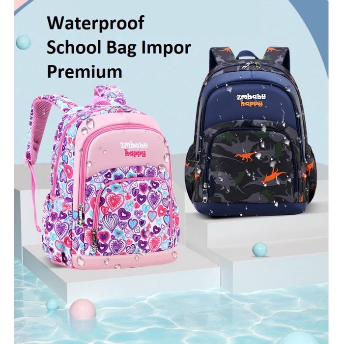 Drab5199 Tas Sekolah Impor Tas Sekolah Dinosaurus Tas Sekolah Impor Or