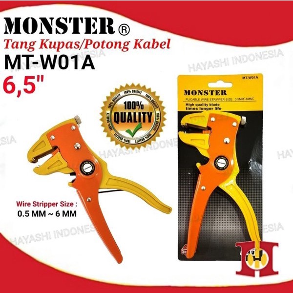 Tang Alat Kupas Potong Kabel Otomatis Wire Cutter Stripper Model F