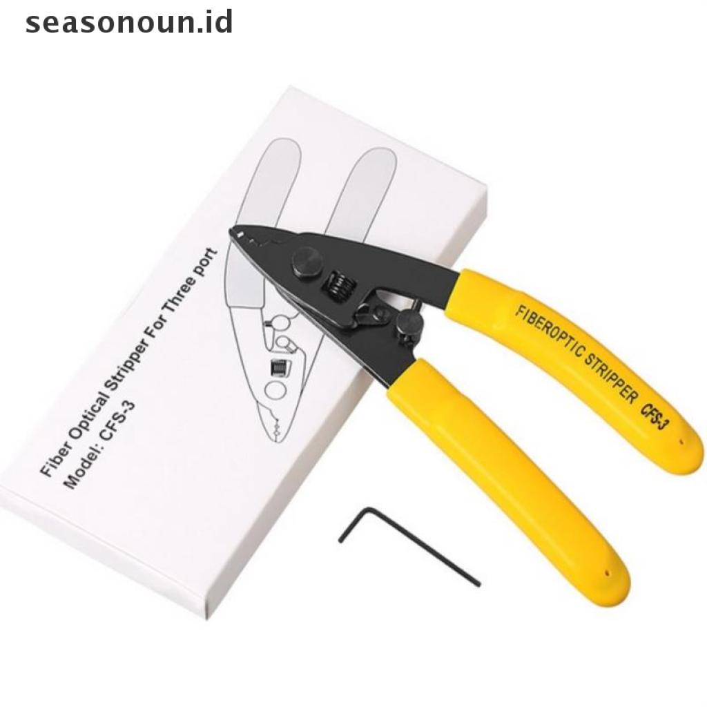 (seasonoun) Cfs-3 Tang Pengupas Kabel Fiber Optik