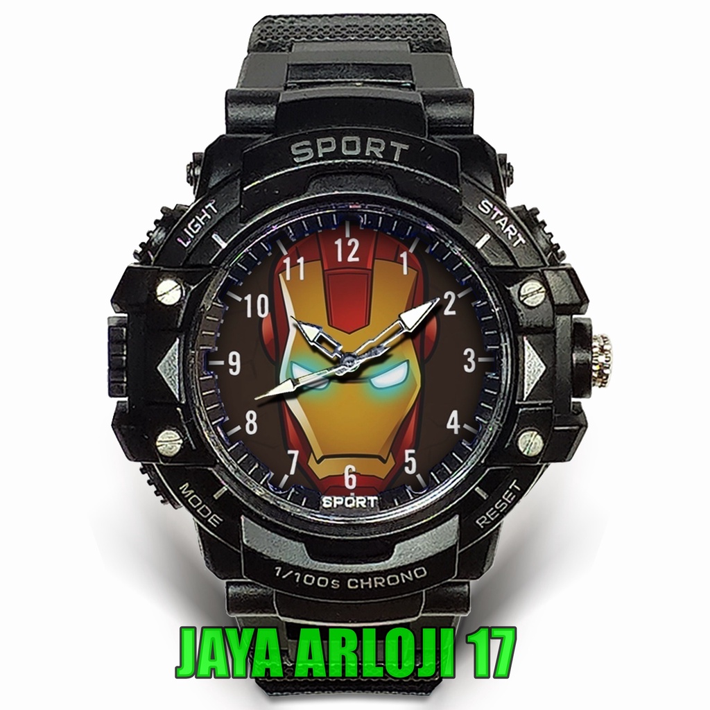 (Istimewa) JamTangan Custom IRON MAN (Nice)