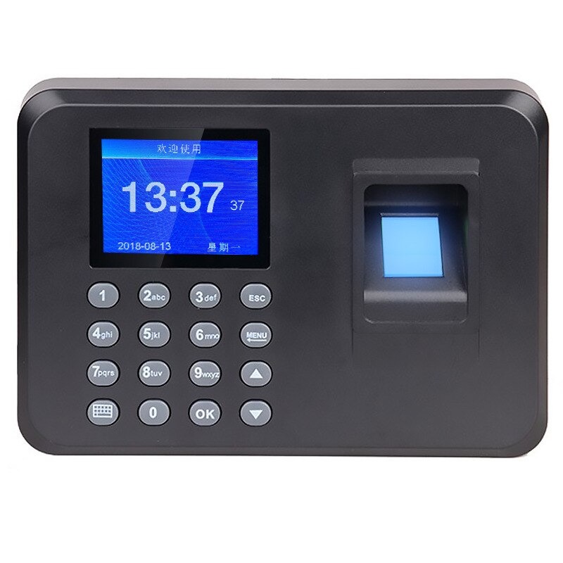 Mesin Absensi Fingerprint Time Card Attendace - H1 - Black