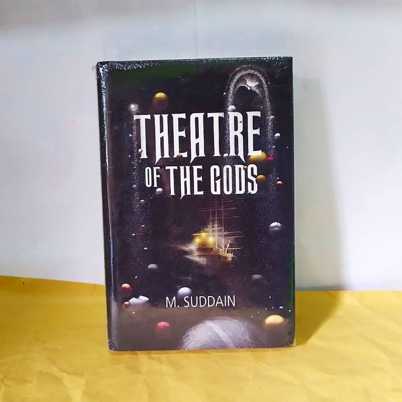 THEATRE OF GODS. M Suddain. buku impor. promo