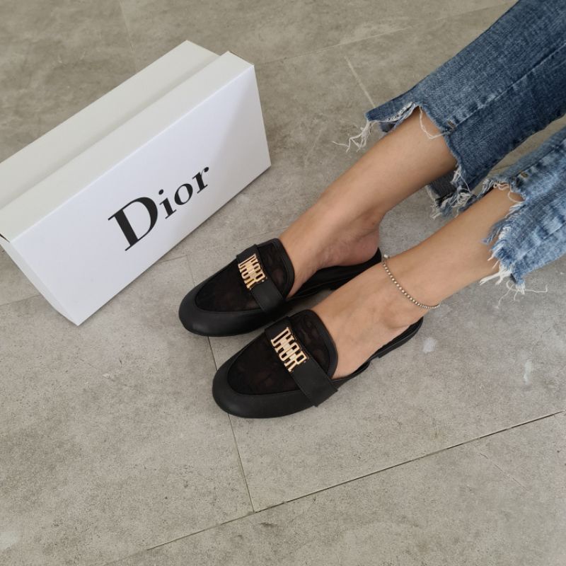 (box polos) Trend 2023 Flats Mules Cordova brokat FD-01