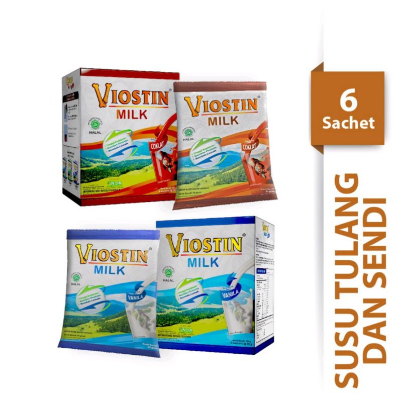 Viostin Milk 1 Box 6 Sachet
