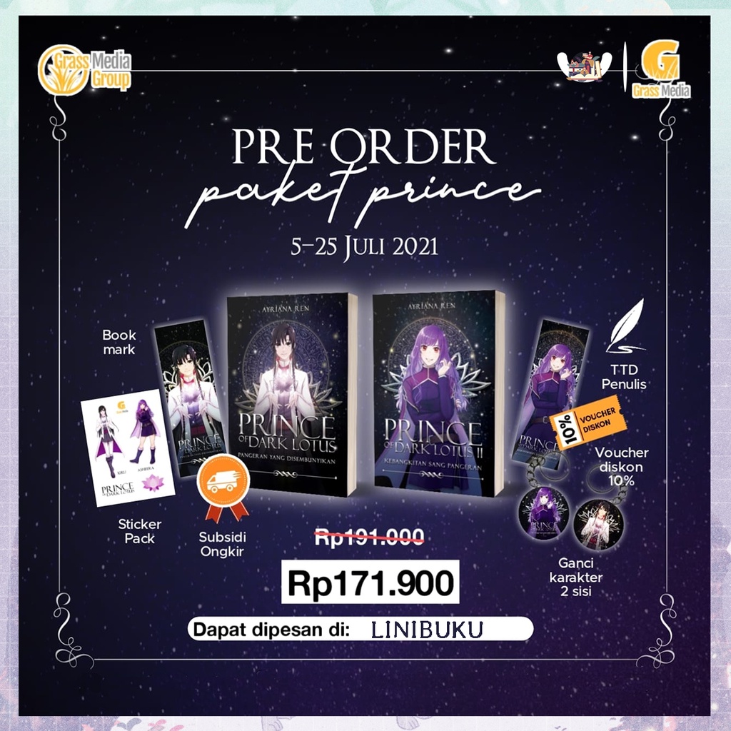 Novel Prince Of Dark Lotus 1 & 2 karya ayriana_ren-BUKU 1
