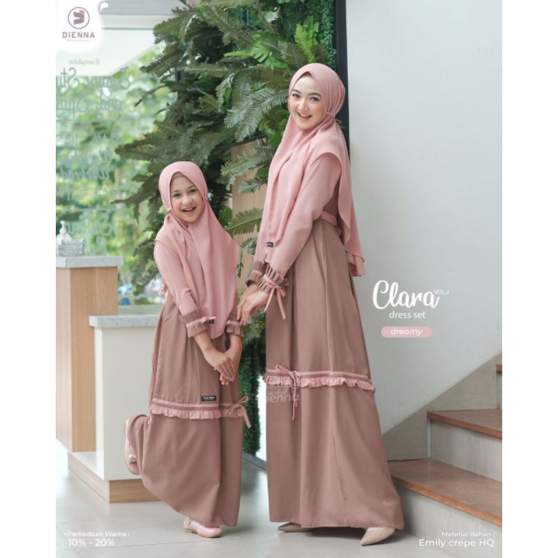 gamis couple clara by dienna