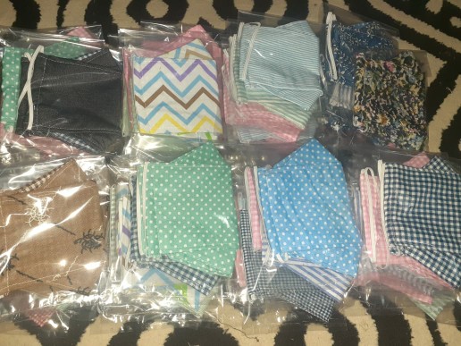 Masker 3d Murah/3ply/bisa Masuk Tissue/masker Motif Bunga