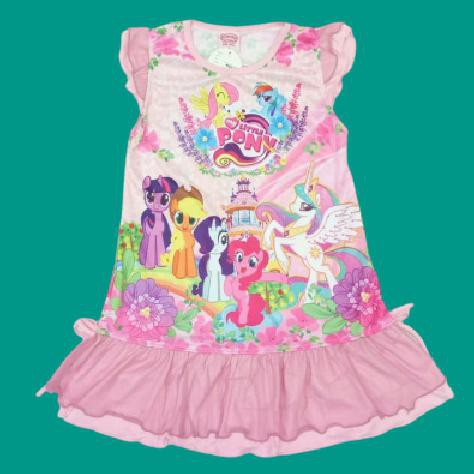 NEW Baju anak perempuan Dress Little Pony DB2K Pakaian daster Anak Casual - 2-3 tahun READY ya