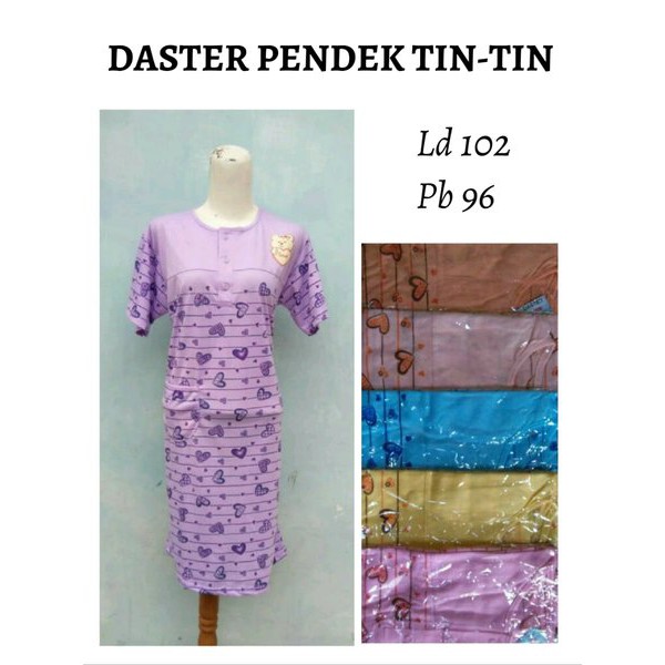 daster pendek kaos