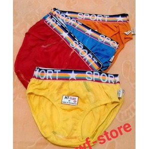 3 Pcs - CD Anak cowok karet boxer (celana dalam anak laki usia 3-6 tahun)