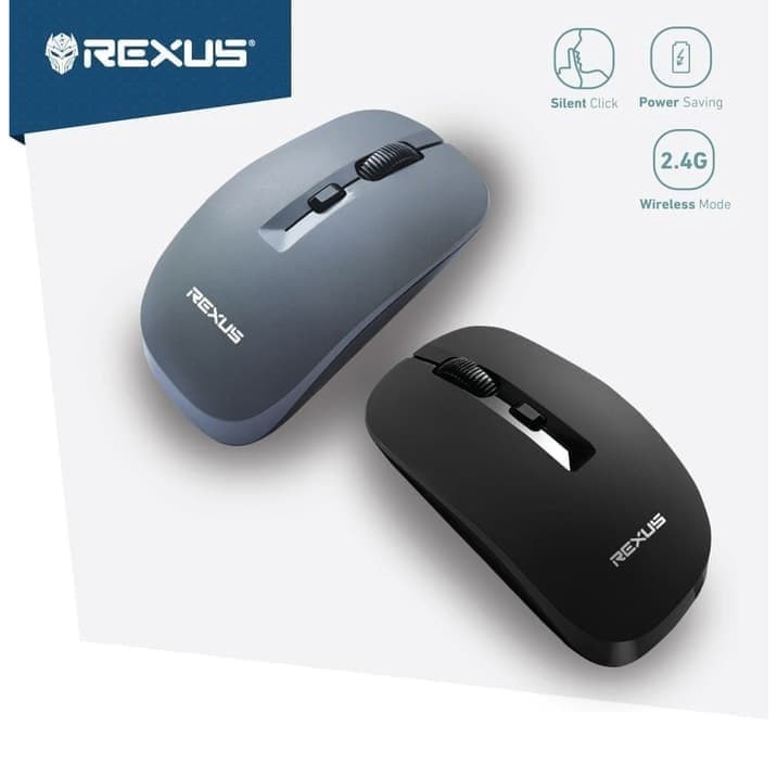 Rexus Q20 Mouse Wireless Office Silent Click